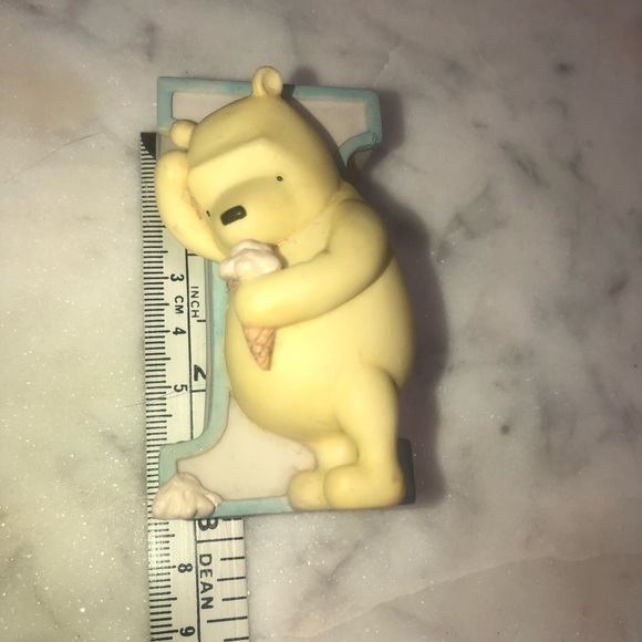 vtg 90s Disney Winnie The Pooh Pooh Bear Ceramic Letter ‘I’ Wall Decor - Picture 3 of 5